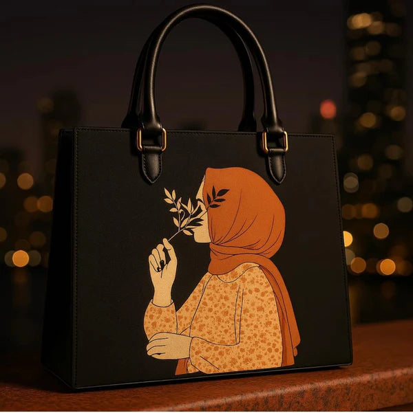 CS TOTE BAG HIJAB BLACK CS015