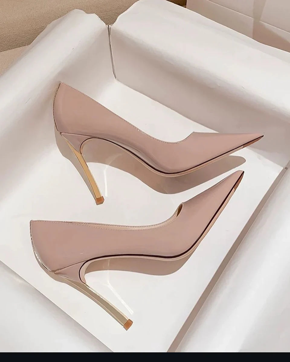 Stepin Court Shoes 4 Inch Heel Si44