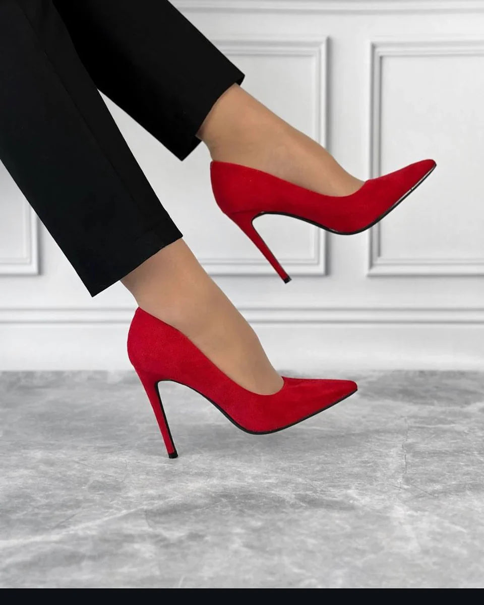 Stepin Court Shoes 4 Inch Heel Si44